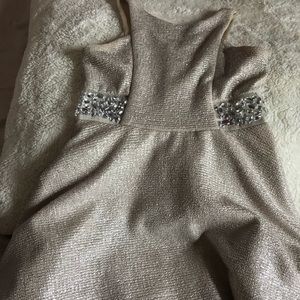 Tween diva gold dress